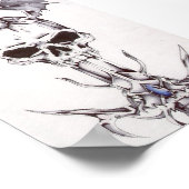 skull ポスター (角)