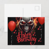 Skull ポストカード (正面/裏面)