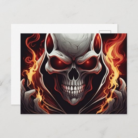 Skull ポストカード (正面/裏面)