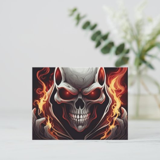 Skull ポストカード (スタンド正面)