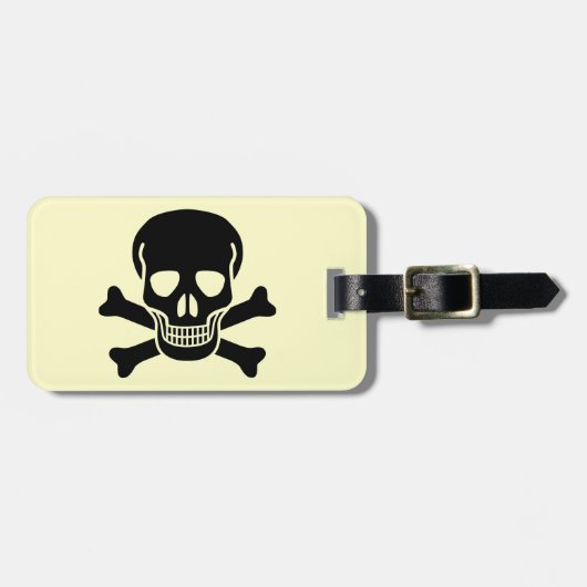 skull 01 ラゲッジタグ (正面横)