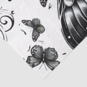 Skull and Butterflies Decoupage Paper  薄葉紙 (詳細)