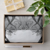 Skull and Butterflies Decoupage Paper  薄葉紙 (ギフト)