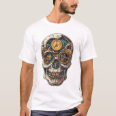Skull and Clock Timekeeper Tシャツ (正面)