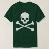 Skull and Crossbones Pirate Tシャツ (デザイン正面)