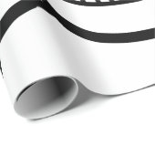 Skull and Crossbones Vintage Gothic Pirate Design ラッピングペーパー (ロールコーナー)