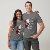 Skull and Rose Graphic Shirt – Gothic Quote Tee Tシャツ (ユニセックス)