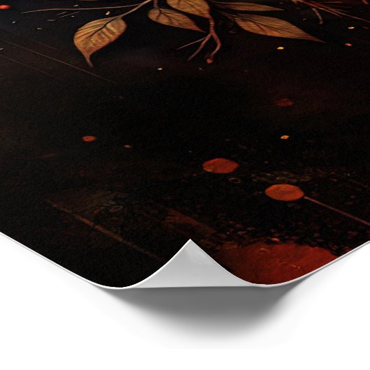 Skull and Roses ポスター (角)