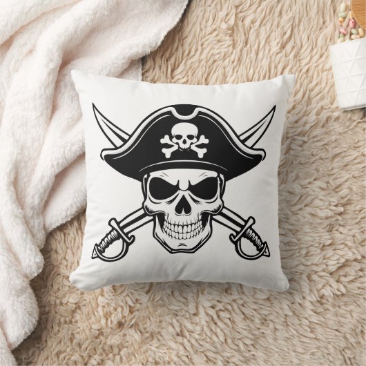 Skull and sabers クッション (ブランケット)
