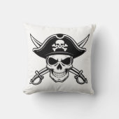 Skull and sabers クッション (正面)