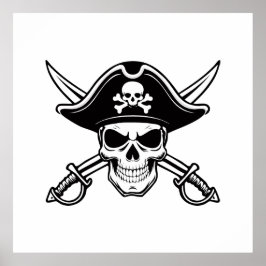 Skull and sabers ポスター