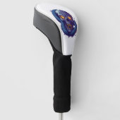 Skull and Serpent Duel ゴルフヘッドカバー (アングル)