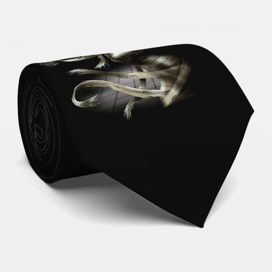 skull black ネクタイ (ロール)