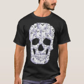 Skull Boo Ghost Funny Boo Ghosts Halloween Costume Tシャツ (正面)