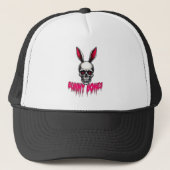 Skull Bunny – Dark Easter Art - boné キャップ (正面)