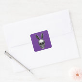 Skull Bunny – Dark Gothic Easter - Autocolante スクエアシール (封筒)