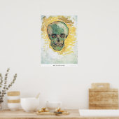 Skull  by Vincent van Gogh ポスター (キッチン)