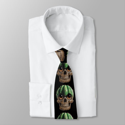 Skull Cactus Tie ネクタイ (タイ)