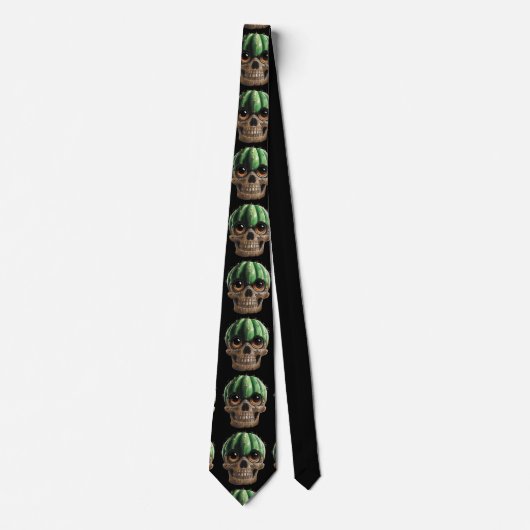 Skull Cactus Tie ネクタイ (正面)