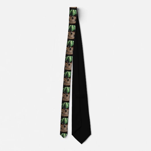 Skull Cactus Tie ネクタイ (裏面)