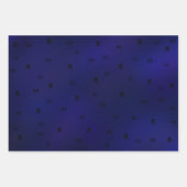 Skull cadeau papier set ラッピングペーパーシート (正面3)