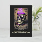 Skull Cauldron dark haunted Gothic Halloween Party (スタンド正面)