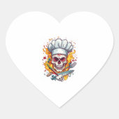 Skull Chef Kitchen Master ハートシール (正面)