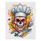 Skull Chef Kitchen Master ポスター (正面)