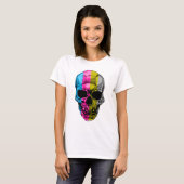 SKULL CMYK Tシャツ (正面フル)