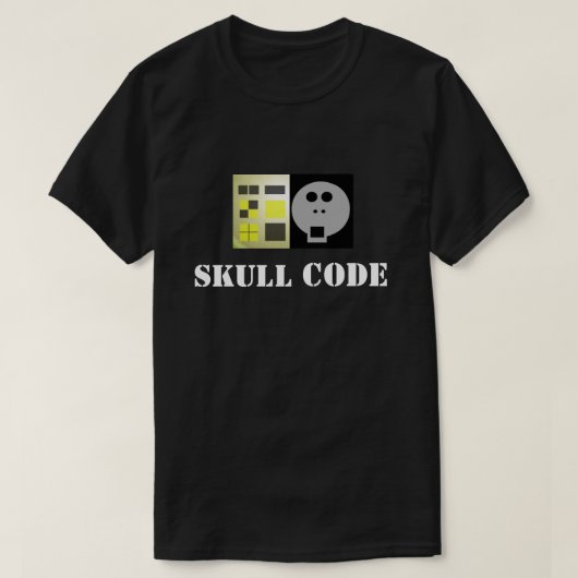 Skull Code V2: Skullnskin Graphics Tee By J.H.T. Tシャツ (デザイン正面)