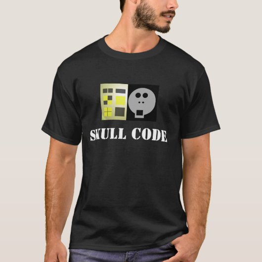 Skull Code V2: Skullnskin Graphics Tee By J.H.T. Tシャツ (正面)