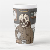 Skull Coffee Time Cup カフェラテマグ (正面)