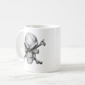 Skull Crossed Bones コーヒーマグカップ (正面左)