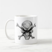 Skull Crossed Bones コーヒーマグカップ (左)