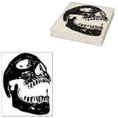 Skull - der Schrei ラバースタンプ (押印)
