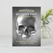 Skull design. Black and white 招待状 (スタンド正面)