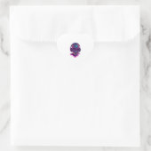 Skull DJ Vibes ハートシール (バッグ)