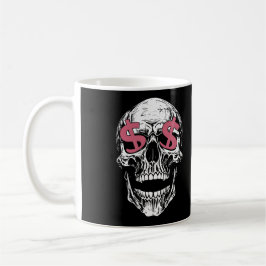 Skull & Dollar Eyes Mug – Dark Money Vibes コーヒーマグカップ