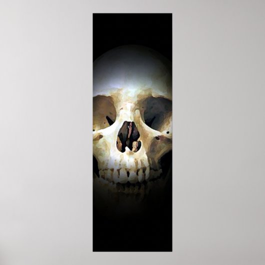 Skull Fantasy Art Rock Punk Heavy Metal ポスター (正面)