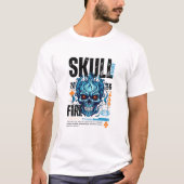 Skull fire tシャツ (正面)