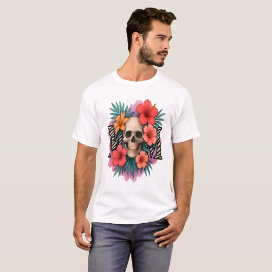 Skull Funny Mother Tシャツ (正面フル)