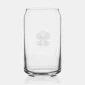 skull glass  ガラス缶 (裏面)