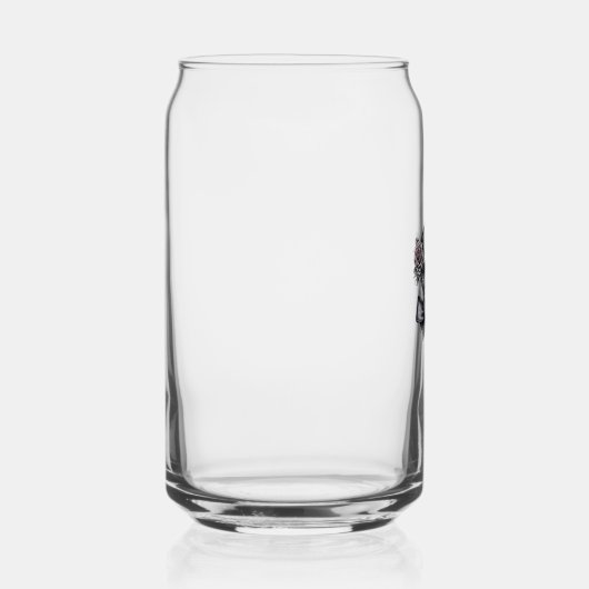 skull glass  ガラス缶 (右)