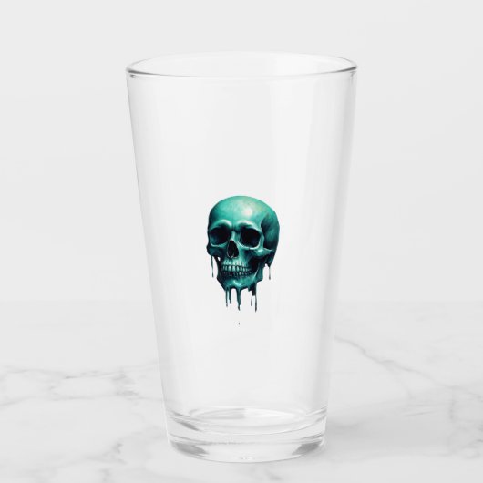 skull glass タンブラーグラス (正面)