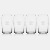 skull glasses ガラス缶 (右)