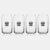 skull glasses ガラス缶 (正面)