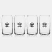 skull glasses ガラス缶 (左)