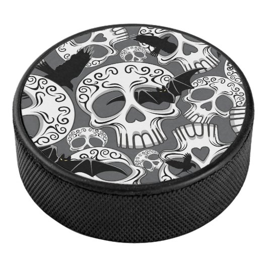 Skull Halloween Decorative Calaveras アイスホッケーパック (3/4)
