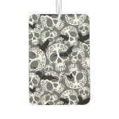 Skull Halloween Decorative Calaveras カーエアーフレッシュナー (裏面)