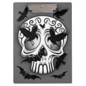 Skull Halloween Decorative Calaveras クリップボード (正面)